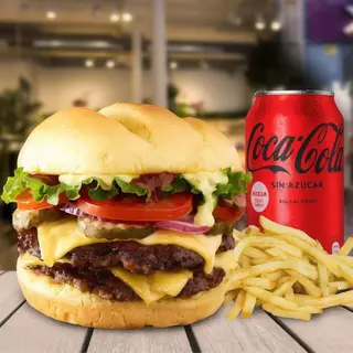 Menú Cheese Smash Burger