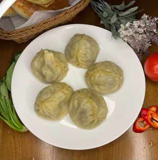 Манты с картофелем (1 пор.)