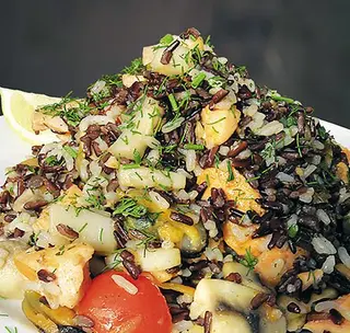 Ризото с морски дар и сьомга (400г)