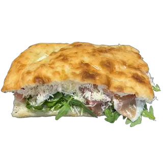 Focaccia sandwich Prosciutto Crudo