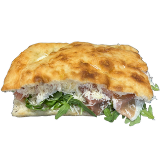 Focaccia sandwich Prosciutto Crudo