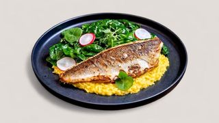 Филе от лаврак с лимоново ризото