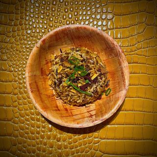 Arroz con judías 