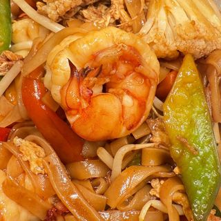 Phad See Ewi Con Langostinos