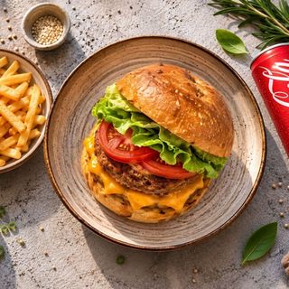 Menù single burger