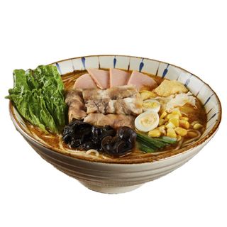 025-  Spaghetti di riso con zuppa oro controfiletto