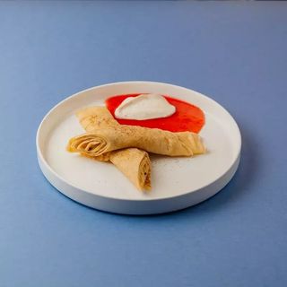 Блинчик классический со сметаной 