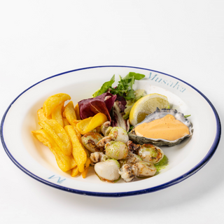 Каракатиця бебі з картопляними діпами (100/60/40/30)