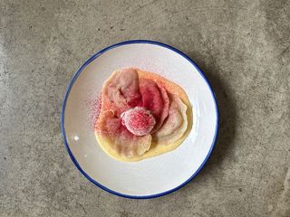 Вареники з малиною та морозивом (370g)