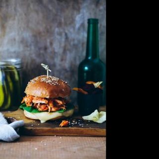 Hamburguesa de pollo crispy 