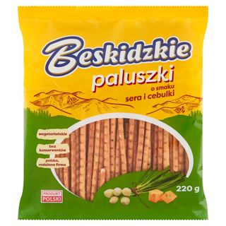 Aksam Beskidzkie Paluszki O Smaku Serowo-cebulowym 180 G