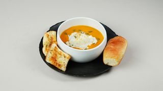 გოგრის კრემ სუპი  პური