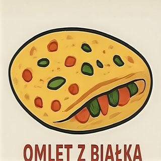 3.	Omlet z białka z warzywami