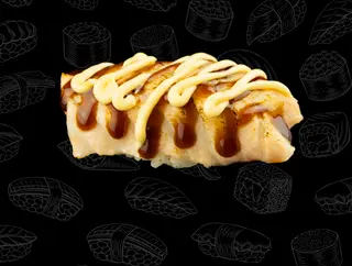 Nigiri z smażonym łososiem 2 szt-90g