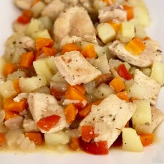 Pollo Con Guindillas