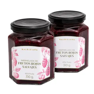 Mermelada artesanal de frutos rojos 310GR