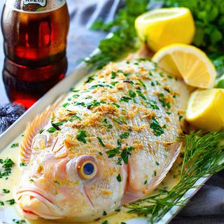 Whole Tilapia Coconut (Large) + FREE 350ml Soda