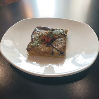 Pissaladière (coca) de ratatouille de verduras de temporada