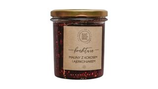 Konfitura maliny z kokosem i ajerkoniakiem