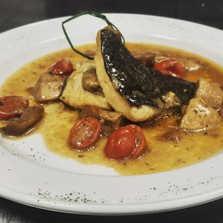 Filetto Di Spigola Ai Funghi Porcini