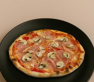 Pizza Prosciutto e funghi 490g