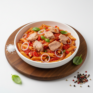 Penne with tuna