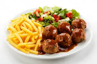 Frite Boulette Farcie