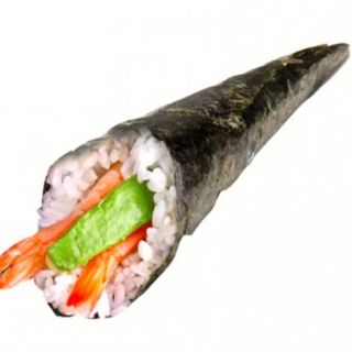 Temaki De Gambas Con Aguacate