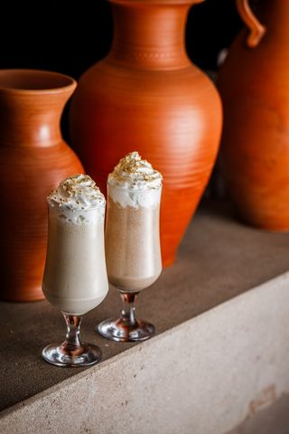 Молочный коктейль со вкусом лесного ореха.