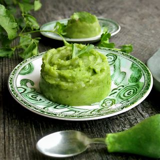 Пюре картофельное со шпинатом