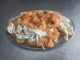 Media Ración De Papas Arrieras