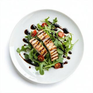 Ensalada de Tiras de Sepia al balsamico