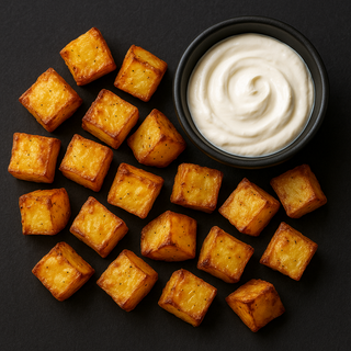 Cartofi copti cu crema de branza 250g