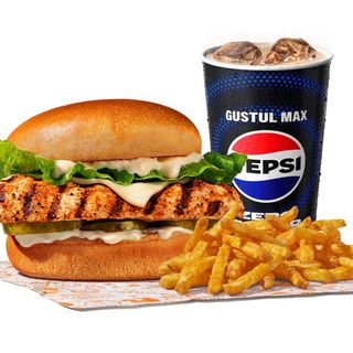 Grilled Chicken Sandwich Large Meal