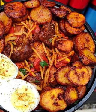 Special Jollof Spaghetti