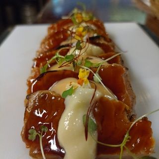 Tataki De Salmón Glaseado Con Teriyaki