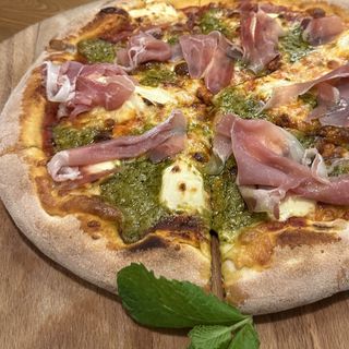 Pizza Al Pesto - mega 50 cm