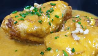 Rape Al Horno Con Piñones