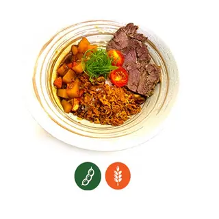 62 ARROZ  TERNERA PIMIENTA NEG（黑椒牛叉烧饭）/BLACK PEPPER BEEF RICE