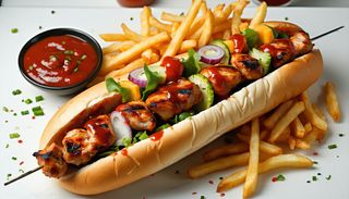 Meniu Kebab de pui in chifla