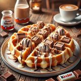 Waffle speciale Kinder Fetta al latte