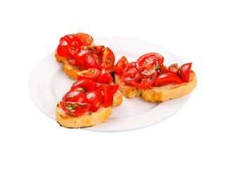 22. Брускети с крем от Артишок и чери домати (3бр)