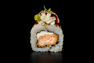 198. Uramaki De Salmón Frito (8 Uds.)