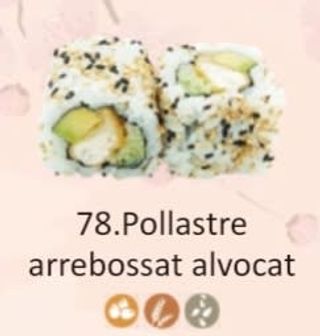 78. Pollastre Arrebossat Alvocat (8 Uds.)