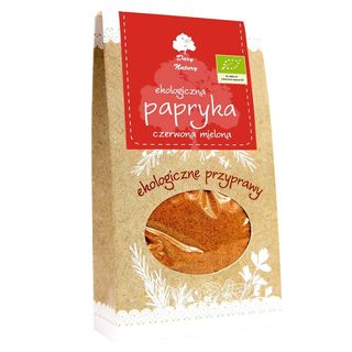 PAPRYKA CZERWONA SŁODKA MIELONA BIO 50 g - DARY NATURY