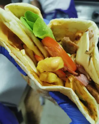 Burger tortilja
