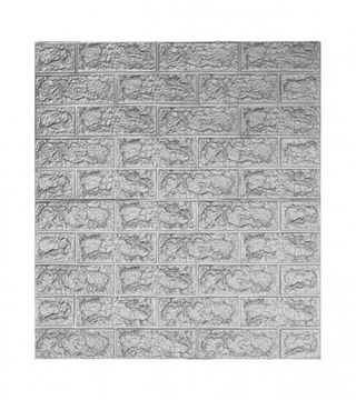 (191392) Naljepnica za zid 70x77cm siva cigla 01210088