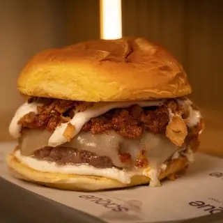 Hamburguesa trufada