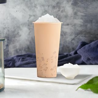Milk tea con gelatina di cocco