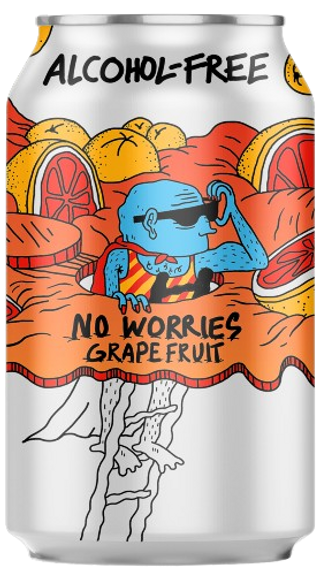 No Worries Grapefruit Lervig Lata